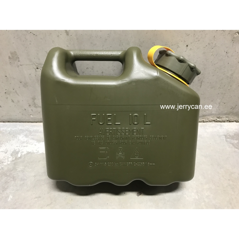 5 Liter Jerry Can - NATO European Military Metal Jerry Can, Olive Drab Green