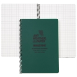 Waterproof Notebook MODESTONE A4 210x297 mm SIDE SPIRAL 50sheets/100pages GREEN