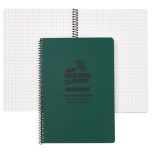 Waterproof Notebook MODESTONE A5 148x210 mm SIDE SPIRAL 50sheets/100pages GREEN