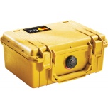 PELI Case 1120, With Foam, Yellow, Interior 18,5×12,1×8,5 cm