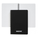 MODESTONE A4 210x297 mm SIDE SPIRAL waterproof notebook BLACK 50sheets/100pages