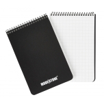 Waterproof Notebook MODESTONE A303 96x148 mm TOP SPIRAL 30sheets/60pages BLACK