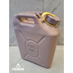20L Military FUEL jerrycan SAND Scepter 05577Y / Yellow strap notes DIESEL