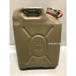 05482R Scepter jerry can (military fuel can) 20L Field Drab / Red strap notes PETROL