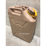 05577Y Scepter jerry can (military fuel can) 20L Sand / Yellow strap notes DIESEL