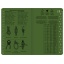 MODESTONE B23 118x183 mm FLEXIBLE SIDE BOUND waterproof notebook GREEN 64sheets/128pages